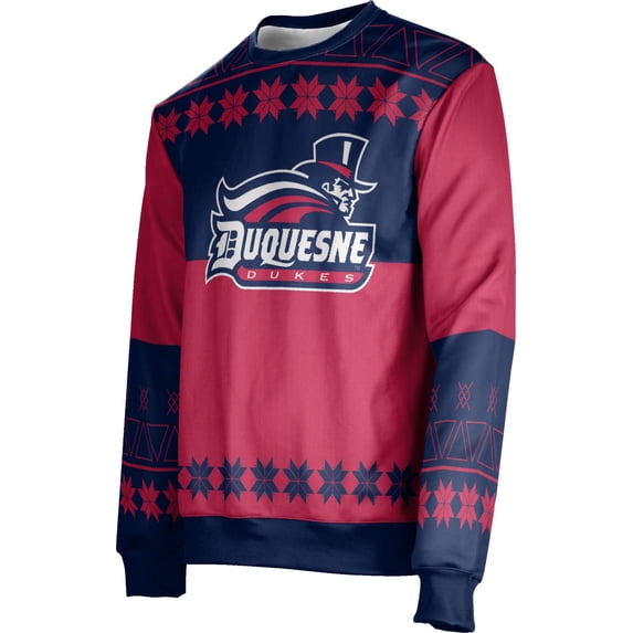 ProSphere Men's Duquesne University Ugly Holiday Jingle Sweater (Apparel)