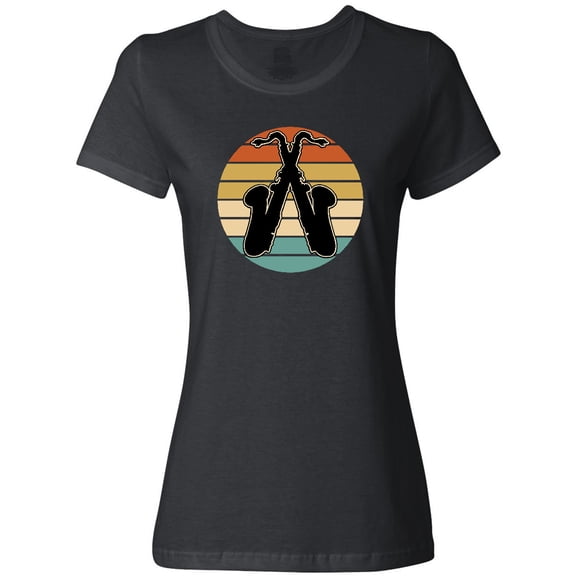 Inktastic Saxophone Music Vintage Band Women's T-Shirt