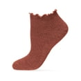 thumbnail image 5 of MeMoi Sparkle Rib Scalloped Cuff Low Cut Socks - Mens - Male, 5 of 5