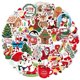 thumbnail image 1 of 50 Pcs Autocollants De Dcoration De Nol - Mignons, Autocollants Impermables Cadeaux Pour Enfants Valise Bureau Carnet De Notes Fentre Porte Carte, 1 of 5
