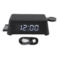 thumbnail image 2 of Wireless Charger, Alarm Clock Wireless Charger Watertight Charging Port Time Data Display LED Screen  for Headphone, 2 of 7