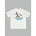 thumbnail image 3 of Men's Tee Curious George Kids Book Graphic T-Shirt 100% Cotton 220g, 3 of 4