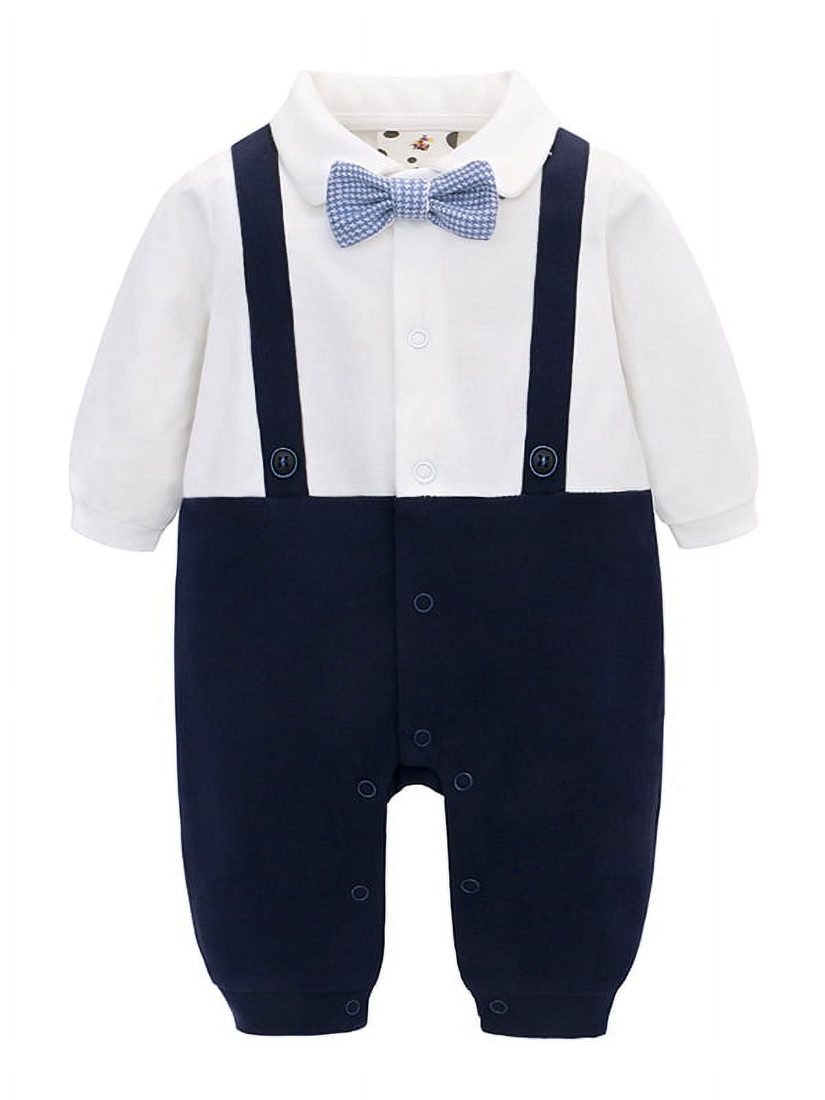 Famuka Children's Two Piece Suit: Baby Boy's Cotton Blend Coat and