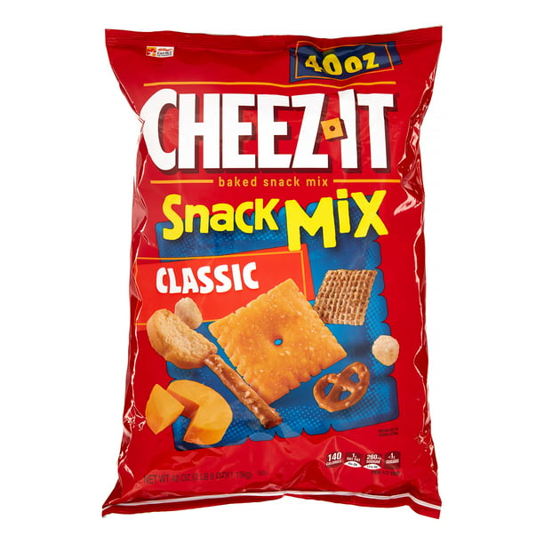 Cheez It Classic Baked Snack Mix 40 Oz Walmart Com Walmart Com