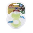 thumbnail image 3 of nuby silicone teethe-eez teether with bristles, includes hygienic case, 3 months +, green, 3 of 4