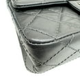 thumbnail image 6 of Pre-Owned CHANEL Chanel Matelasse Chain Shoulder 2.55 20 Bag Flap Gray Dark Calfskin Women's 16th Series (Good), 6 of 15