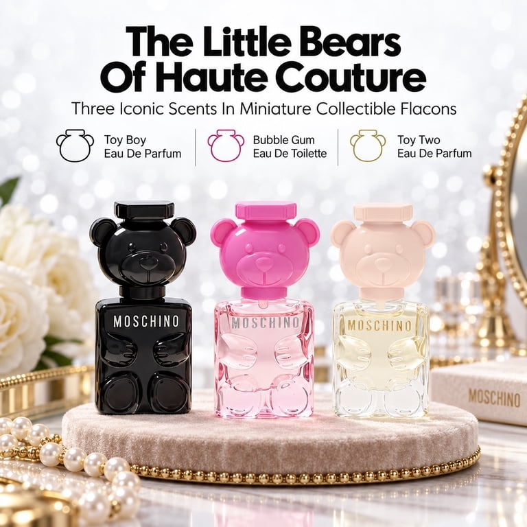 ムーチョ【FaB】Sinkbelow RF3枚セット Moschino MOS699136BO Mini Gift Set for Unisex, 3 Fragrances