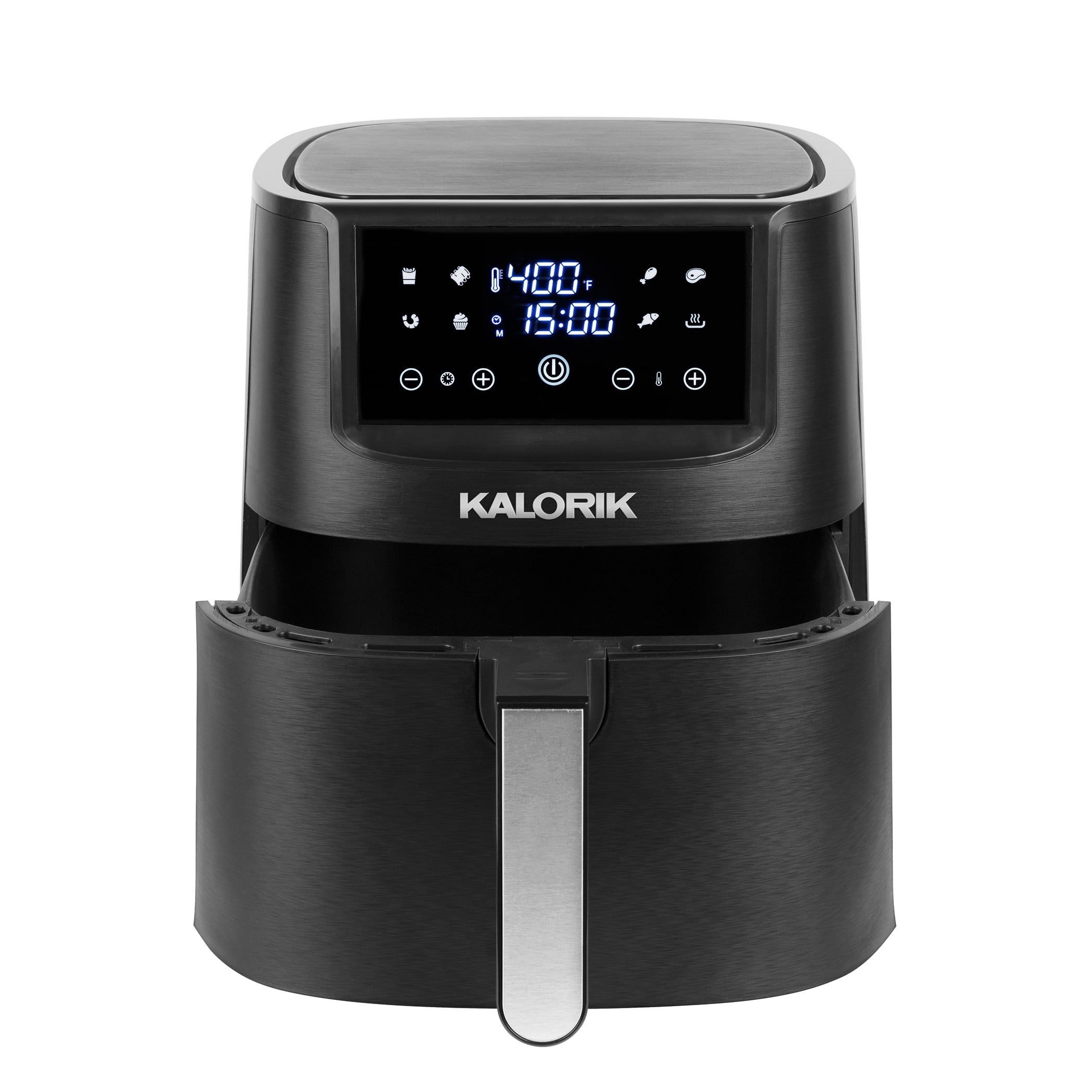 Kalorik® 3.2 Quart Touch Screen Air Fryer Black with 8 Presets, FT 47859 BK  