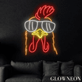 thumbnail image 4 of Glowneon Chicken With Glasses Neon Sign, Chicken Glasses Led Sign, 4 of 4