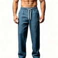 thumbnail image 4 of Luvrsol Big & Tall Mens Sweatpants Basic Casual Joggers Drawstring Waist Multi Size Daily Leisure Trousers S-5XL, 4 of 4
