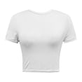 thumbnail image 4 of Everyday Bras for Women Day Cup Crop Top for Women Sports Bra Comfy Sports Bra Crop Sports Bra Top Sports Bras for Yoga Yoga Bras for Women High Neck Women Yoga Clothes Women Sports Womens White S, 4 of 4