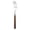 D, variant on Walnut Handle Stainless Steel Tableware Set, 4 Piece Log Wind Fork And Spoon Combo, Rustic Heavy Western Utensil For Household Dinner (A)