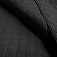 thumbnail image 3 of Lush Decor Ava Diamond Oversized Cotton Quilt Set, 3 Piece Set, Full/ Queen, Black -Soft & Cozy Quilted Bedding Set - Queen Quilt - Black Bedspread - Traditional, Farmhouse & Minimalist Bedroom Décor, 3 of 9