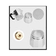 thumbnail image 5 of Iconic Espresso Maker, Makes Real Italian Coffee, Moka Pot, Silver Coffee Pot as shown, 5 of 5