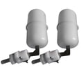 thumbnail image 1 of 2 Pcs Robinet-Bille Flottant pour Distributeur d'Eau, Bille pour Purificateur d'Eau (Blanc Argenté), 1 of 5