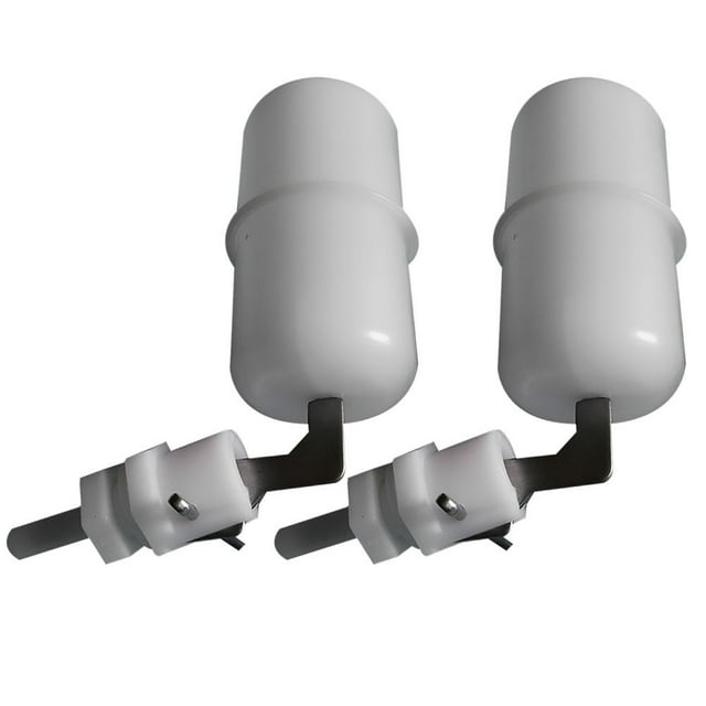 MasteelfCA 2 Pcs Robinet Flottant pour Distributeur d'Eau (Argent Blanc)
