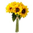 thumbnail image 1 of 6 Pcs/bundle Artificial Sunflower Simulation Flower Floral flower simulation flower Decor Home Office Fake Sunflower, 1 of 1