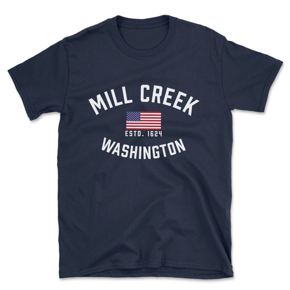 Mill Creek Washington Patriot Men's Cotton T-Shirt