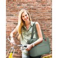 thumbnail image 2 of Bolsa de viaje Pritent, impermeable, de fin de semana, 25 L, color verde, 2 of 7