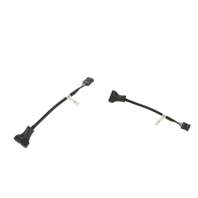 2x USB 3.0 de 20 Pines a USB 2.0 Conector Adaptador de 9 Pines de Base