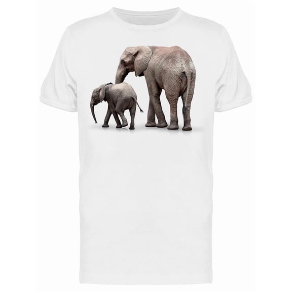 Calf Mom Elephant Tee Men's -Image by Shutterstock