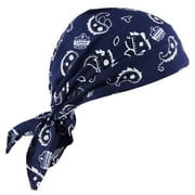 Ergodyne Chill-ItsÂ® 6710 Evaporative Cooling Triangle Hat, Navy Western