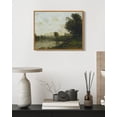 thumbnail image 5 of Drsoum Vintage Landscape Wall Art 11x14in Natural Framed Coastal Lake Ship Wall Prints Classic Retro Farmhouse Rustic Decorations for Living Room Bedroom, 5 of 6