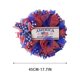 thumbnail image 3 of Corona patriótica del Día de la Independencia | Corona festiva roja, blanca y azul para la puerta principal | Decoración festiva para fiestas en casa, 3 of 9