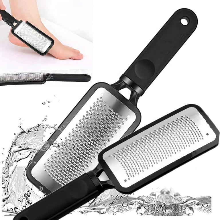 Pedicure Foot File - 2Pcs Stainless Steel Colossal Foot Rasp, Dead