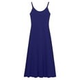 thumbnail image 5 of qolati Maternity Summer Maxi Dress Summer Spaghetti Strap Scoop Neck Baby Shower Photoshoot Casual Boho Sleeveless Long Sundress S-3XL, 5 of 7