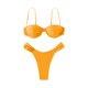 thumbnail image 2 of Gibobby Traje de Baño Sexy Bikini Split Bikini Mujeres Reúnen Sexy Sling Backless Sólido Split Traje de baño(Naranja,CH), 2 of 5