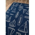 thumbnail image 4 of Momeni Casual Round Area Rug, Navy, 9' X 9' Round, 4 of 6