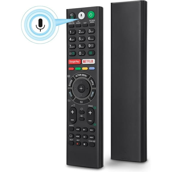 Voice Replacement Remote Control for Sony-Bravia-TVs, for All S-ony 4K UHD LED LCD HD Smart TVs