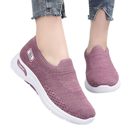 XZNGL Shoes for Womens Shoes Womens Casual Shoes Fashion Women Shoe  Soft-Soled Comfortable Flying Woven Casual Ladies Shoes | Walmart Canada