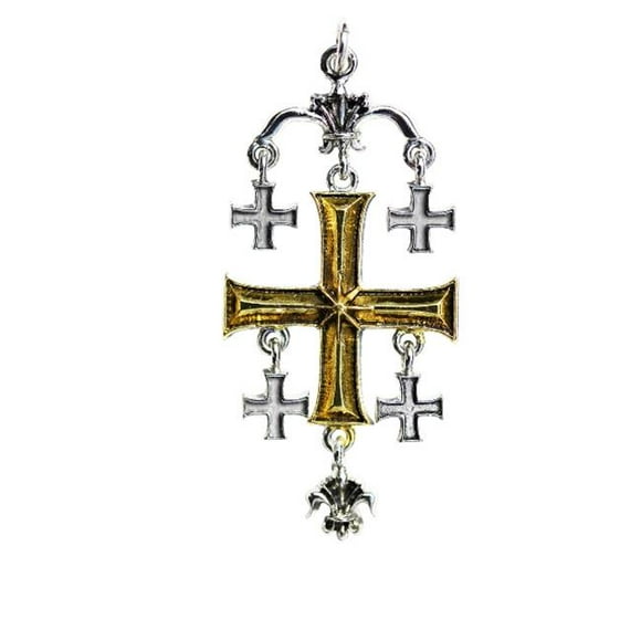 Starlinks KT9 Jerusalem Cross Pendant - The True Seeker Of Worldly And Spiritual Riches