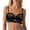 Black, variant on MDUKONU Women’s Bras Women's Double Support Wireless Bra, Full-coverage Wirefree Bra Pink 34