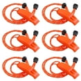 thumbnail image 1 of 6pcs Emergency Whistle with Lanyard Safety Whistle Survival Sharp Loud Explosion Suitable for Kayaking Life Jacket Jacket Boating Fishing Boat Camping Hiking Hunting Rescue Signal Child Lifeguard Plastic, 1 of 6