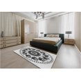 thumbnail image 4 of Ahgly Company Indoor Rectangle Patterned Ash Gray Area Rugs, 5' x 8', 4 of 6