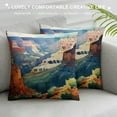 thumbnail image 3 of JEUXUS Park Cushion Covers Natural Landscapes in America Pillow Cases Cityscape Souvenir Gift Pillows Nursery Decor Modern Linen Pillow Cover for Sofa Chair Car, 3 of 5