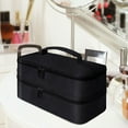 thumbnail image 1 of Bolsa de maquillaje portátil Fernando negro, 1 of 8