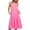 Pink, variant on jsaierl Women's Summer Dress 2024 Print Sundress Sleeveless Layered Dress V Neck Tie Strap Dress for Beach Vacation