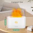 thumbnail image 3 of Oil Diffuser Air Humidifier With Flame Led Light 7 Colors 180mL Capacity (8 Hours) Noiseless Operation Auto Off Perfect For Home Bedroom Gifts, 3 of 9