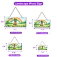 thumbnail image 5 of Happy St. Patrick’s Day Mastiff with Green Hat Shamrocks Rainbow Landscape Wood Sign Mastiffs Dog Lover Gifts Idea Hanging Wall Home Decor - 03007, 5 of 5