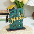 thumbnail image 5 of Gumesh Class of 2026 Graduation Gift - Wooden Keepsake Ornament with Tassel, Personalized Teacher/Student Appreciation Gift, Commencement Table Decor, 5 of 7