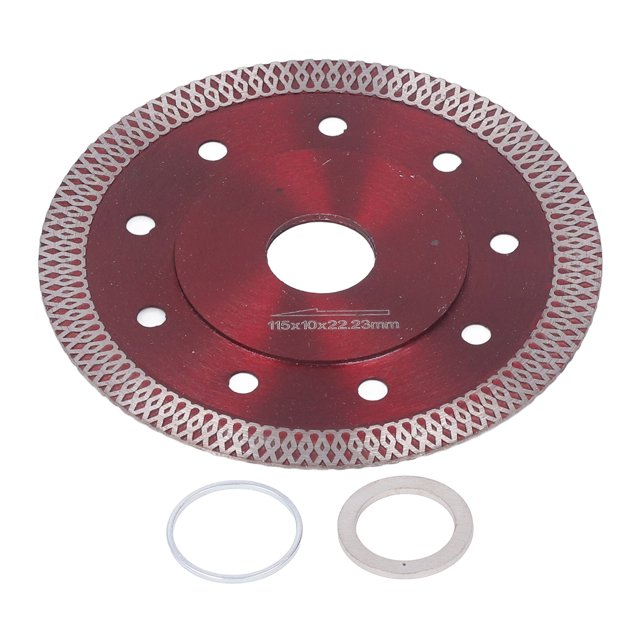 Hoja de sierra súper fina Ticfox de Diamante rojo 4.5 pulgadas para granito