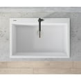thumbnail image 5 of Ruvati Drop-in Topmount Granite Composite Single Bowl Kitchen Sink - Arctic White, 5 of 13