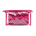 thumbnail image 1 of 2-pack Reusable Transparent Plastic Makeup Bags for Women and Girls - Cosmetic Bags, Travel Organizers, 1 of 2