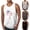Gray, variant on WREESH Men's Patriotic Tank Top Crew Neck Graphic Tee Ideal for 4th of July Celebrations Gray