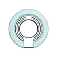 thumbnail image 1 of Mefallenssiah Removable Phone Ring Holder Finger Kickstand Foldable Cellphone Stand 360° Degree Rotation Metal Loop Grip for All Smartphone Tablets Compatible Magnetic, 1 of 1