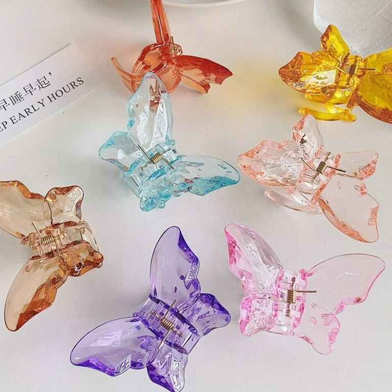 6 Pieces Butterfly Hair Clips Butterfly Hair Claw Clips Small